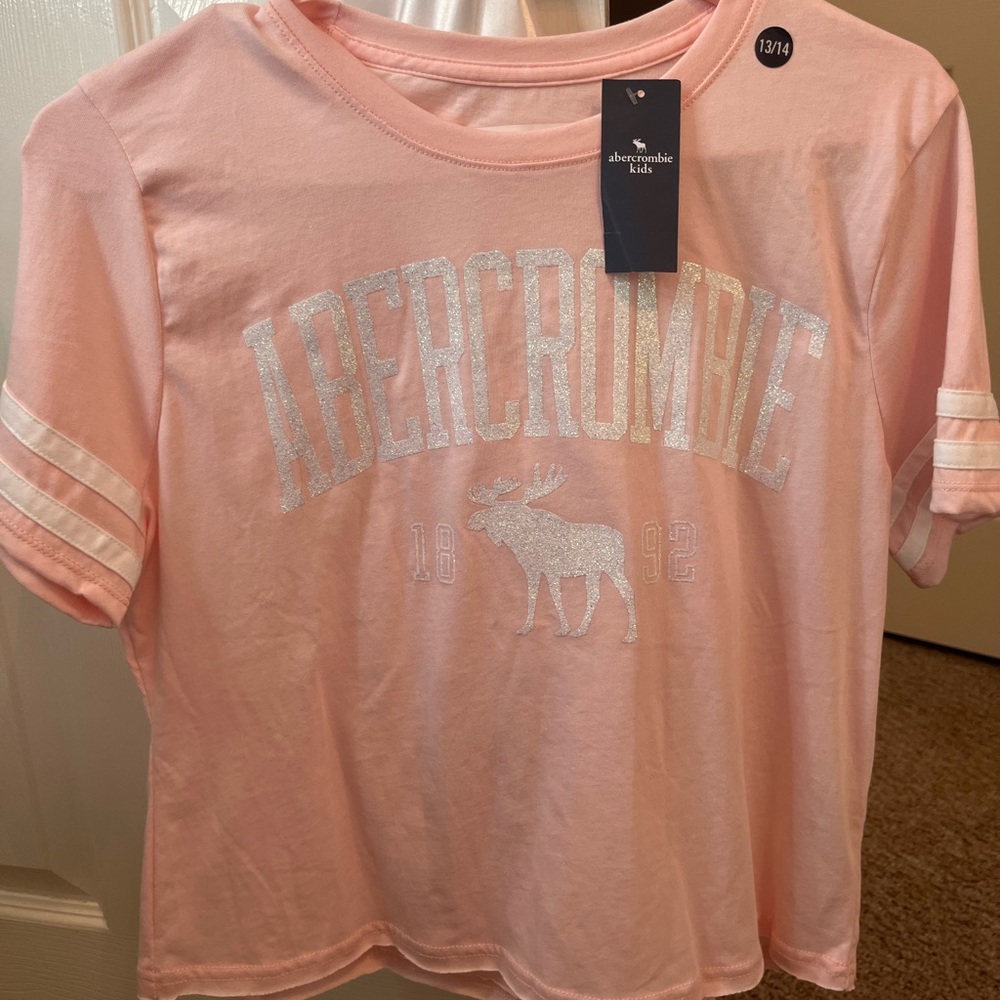 NWT Abercrombie girls short sleeve top